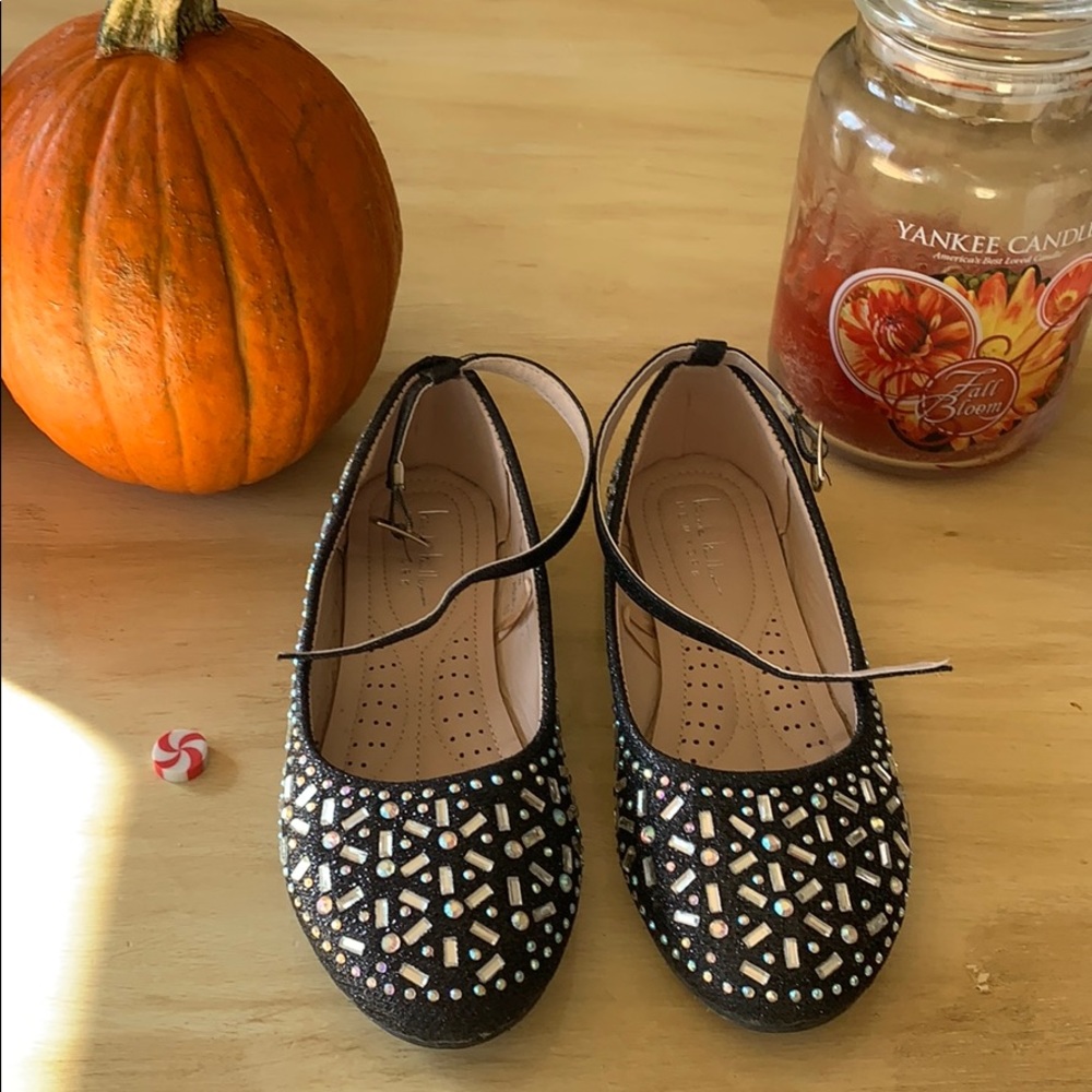 Nicole Miller little girls sparkle holiday shoes